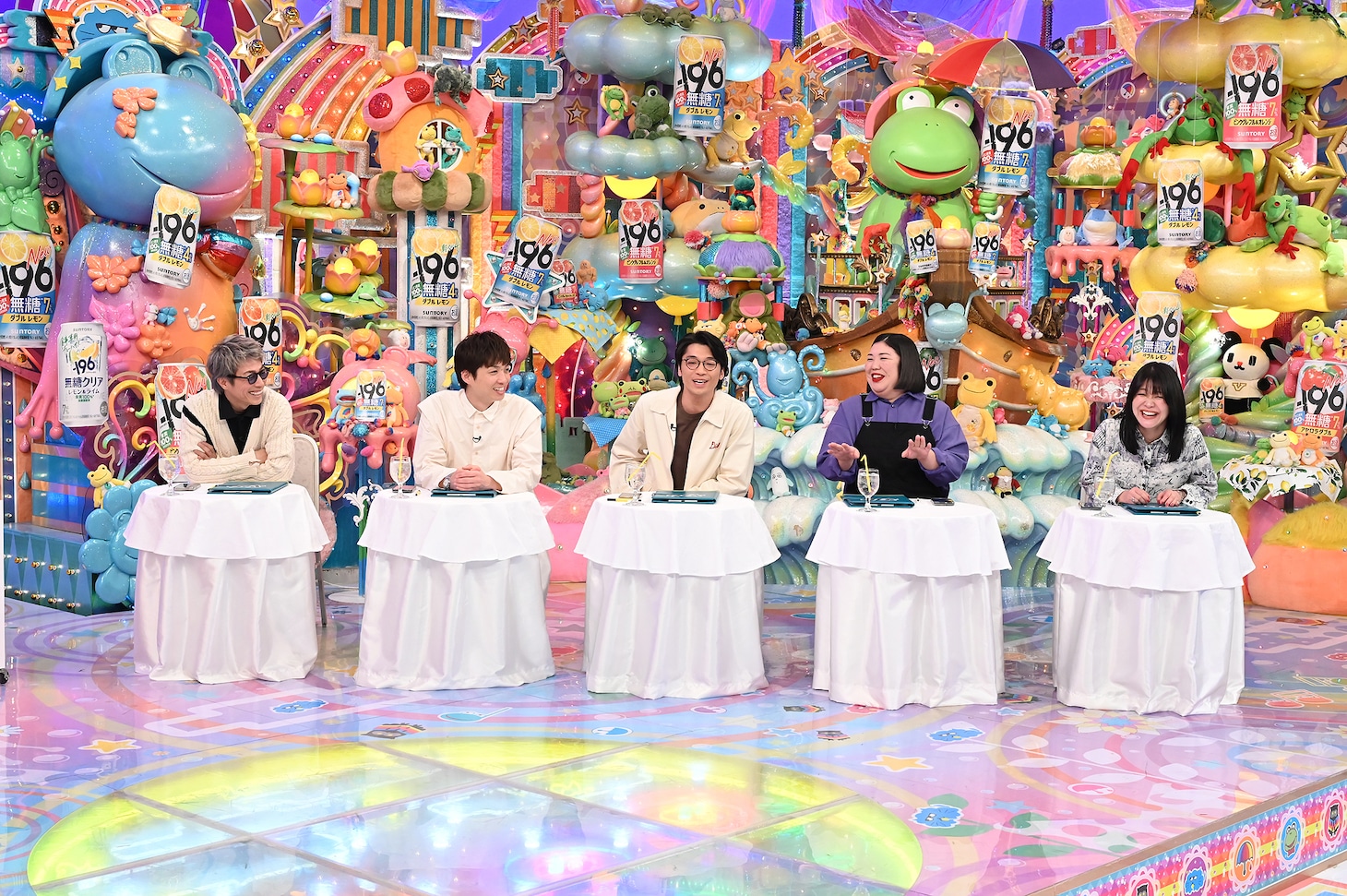 「-196無糖 おつまみドラフト会議2026」に出演する田村淳、アインシュタイン河井、さや香・新山、紅しょうが