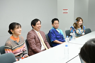 記者取材会の様子