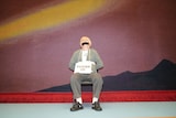 開演前からステージに置きっぱなしにされている真空ジェシカ・ガク（写真提供：テレビ朝日）