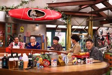 左から間寛平、村上ショージ、たくろう、ナインティナイン岡村