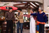 左から、たくろう、間寛平、村上ショージ