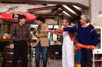 左から、たくろう、間寛平、村上ショージ