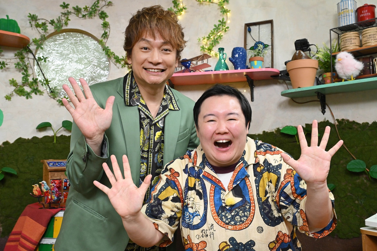 左から香取慎吾、やす子