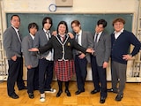 「熊プロのイケメロパラダイス」に出演する紅しょうが・熊元プロレス（中央）と、左から、エバース、ROIROM、マユリカ