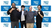 左からラマヌジャン三好、銀仁朗、ラマヌジャン沖山