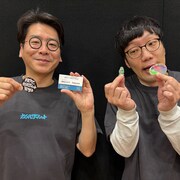 「男性ブランコのおしゃべりマレット」グッズ完成　揉みに揉んだこだわりアイテム