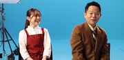 CM撮影を終えた（左から）森山未唯、ダイアン津田