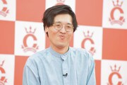 顔芸でアピールする青色1号・仮屋そうめん