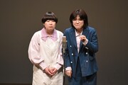 漫才を披露するにぼしいわし