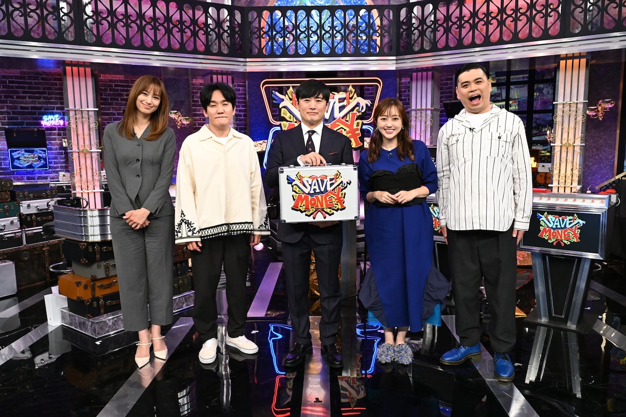 左から、高橋ユウ、タイムマシーン3号・山本、劇団ひとり、菊地亜美、ななまがり初瀬