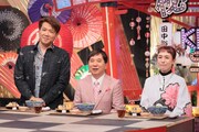 左から別所哲也、爆笑問題・田中、久本雅美