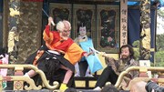 長浜曳山祭の子ども歌舞伎の様子