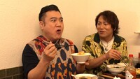 左からアンタッチャブル山崎、狩野英孝