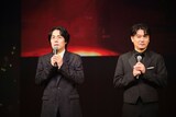 左から令和ロマンくるま、サルゴリラ児玉