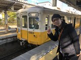 ことでん琴平線に乗るダーリンハニー吉川