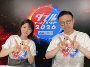 左から黒田みゆアナウンサー、ガクテンソク奥田