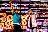 「ごぶごぶフェスティバル2026」DAY1より、湘南乃風と浜田雅功（撮影：渡邉一生）