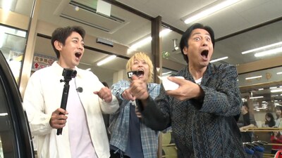 左から、小泉孝太郎、手越祐也、チュートリアル徳井