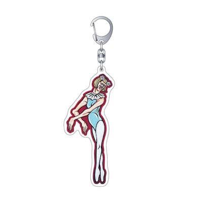 「くっきー！乙女展in枕崎」オリジナルグッズのアクリルキーホルダー