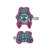 「くっきー！乙女展in枕崎」オリジナルグッズのヘアクリップ2種セット
