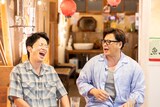 左からオリエンタルラジオ藤森、アルコ＆ピース平子