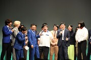 南海キャンディーズに「アウト！」を突きつけるウエストランド河本。しずちゃんは「アウトなんや……」