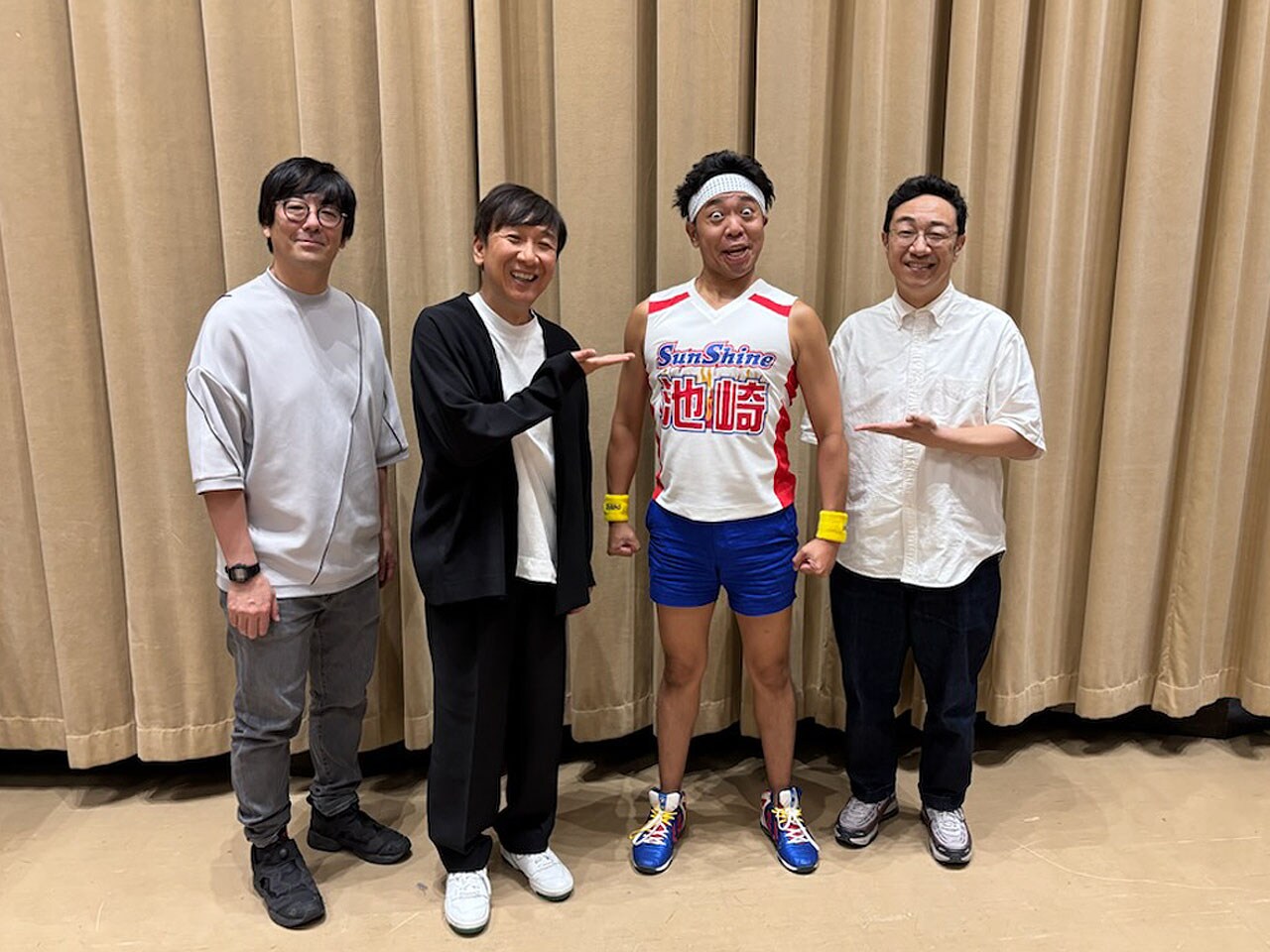 サンシャイン池崎が東京03とラジオコント、大声の若手社員役　豊本も意外と大声が出る