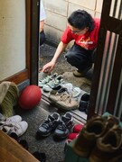 カナメストーン山口。「無限虫」での撮影の様子