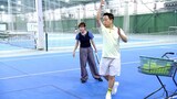 ピックルボールに挑戦するダイアン津田と森七菜