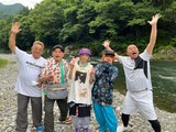 東京・青梅でグルメ探しの旅を繰り広げる（左から）サンドウィッチマン、PUFFY、錦鯉・長谷川