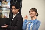左からマヂカルラブリー・野田クリスタル、渋谷凪咲
