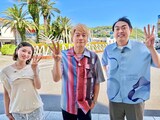 左から富田鈴花、香取慎吾、アンガールズ田中