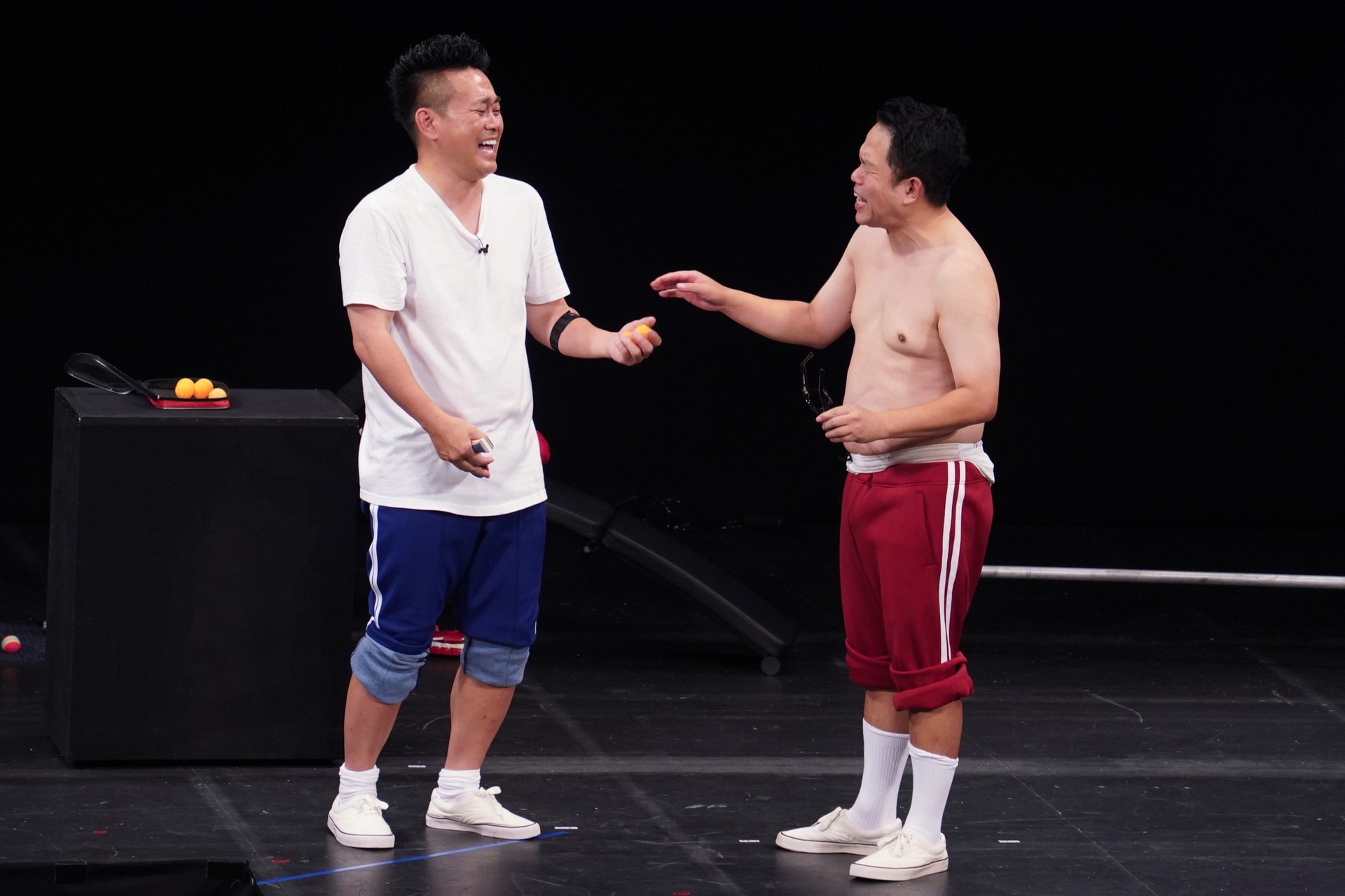 すね打ち、熱湯メガネ、裸スマッシュに「皮膚が弾ける！」ダイアン津田VS宮川大輔のライブ詳報