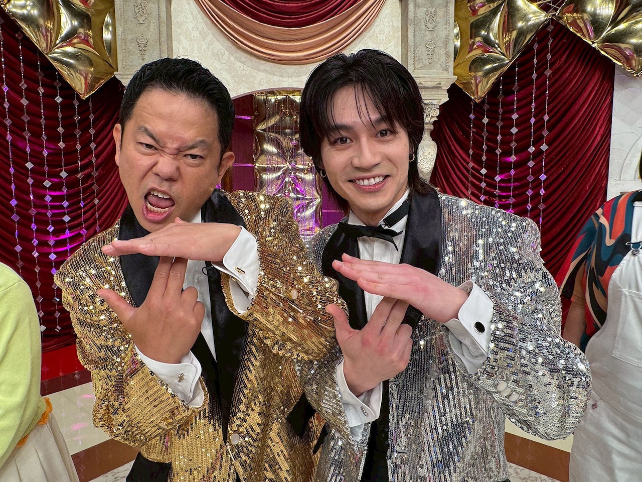 ダブルMCのダイアン津田、松田元太（Travis Japan）