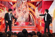 ファーストステージで漫才を披露する今夜も星が綺麗