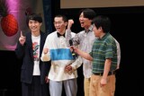 「ツギクル芸人グランプリ2026」決勝へ意気込みを見せる（左から）花ブービー、エビカレンダー