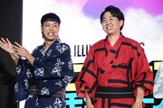 バッテリィズ「ミニオンズ」イベントで「ミニおんど」踊る　笑福亭鶴瓶がサプライズ登場