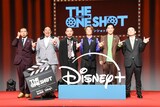 「THE ONE SHOT」のワールドプレミアに参加した（左から）天竺川原、ロバート秋山、千鳥・大悟、ネプチューン堀内、ジャルジャル後藤、ランジャタイ国崎