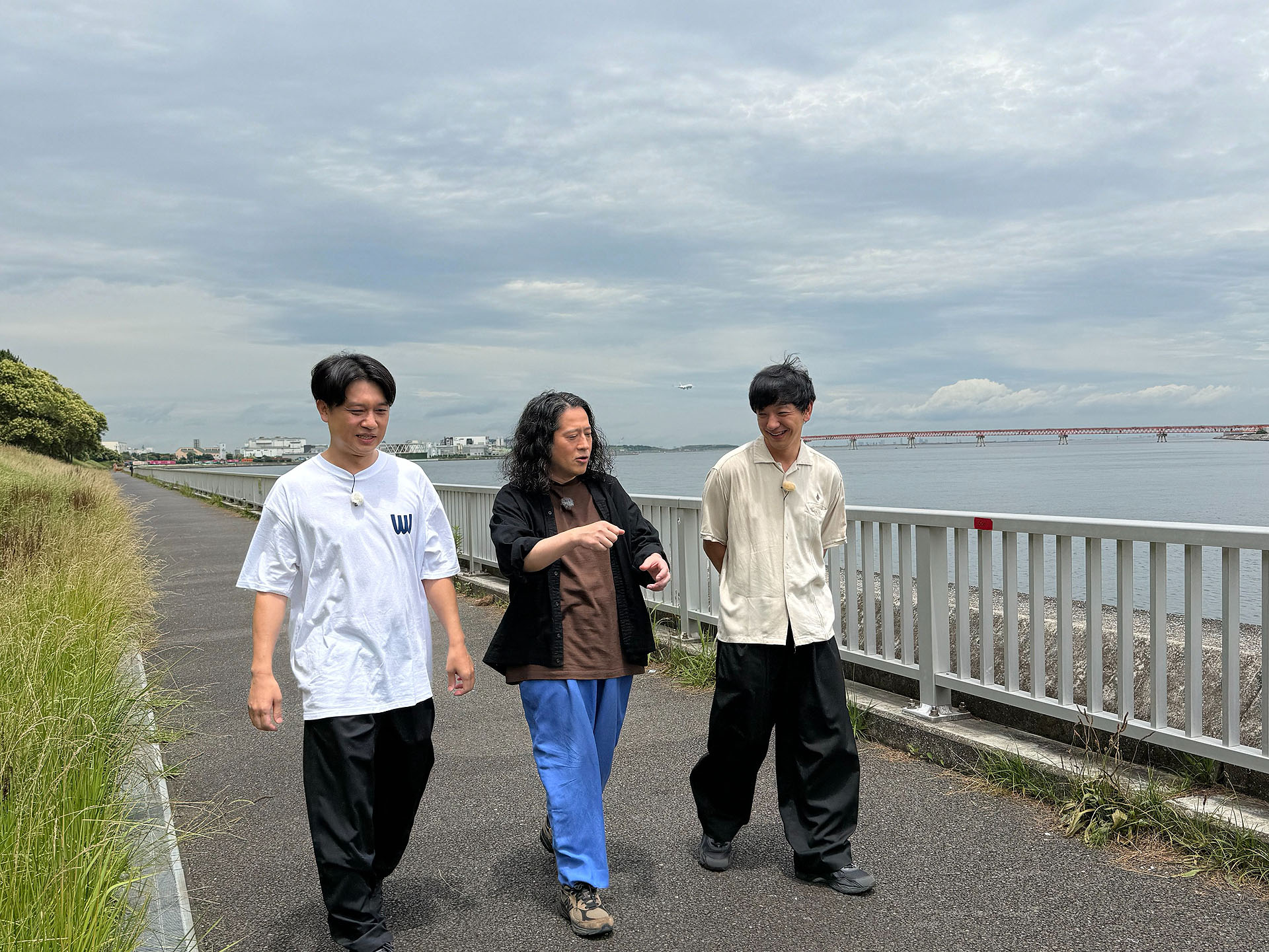 ピース又吉、パンサー向井、サルゴリラ児玉が京浜島つばさ公園をぶらぶら　ラジオ＆テレビ放送