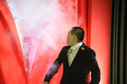 登場時のスモークに驚くランジャタイ国崎