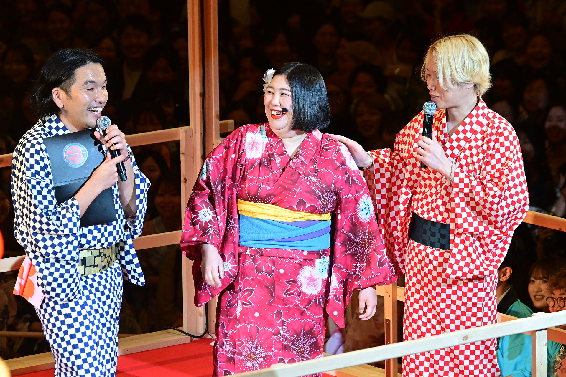 見取り図盆踊り2026」に出演した紅しょうが・熊元プロレス [画像