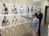 両国国技館を訪れるタモリ