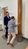 両国国技館を訪れるタモリ