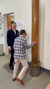 両国国技館を訪れるタモリ