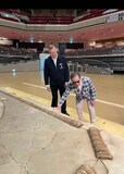 両国国技館を訪れるタモリ
