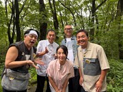 「帰れマンデー」に出演する（左から）サンドウィッチマン富澤、中川家・礼二、国分佐智子、シソンヌ長谷川、林家三平