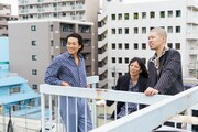 ドラマ「絶望できない男」に出演する（左から）大東駿介、金属バット