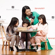 横澤夏子、シャープの新ドライヤーは「ママの救世主」3児のお風呂上がりは大忙し
