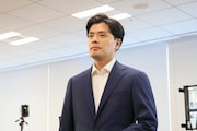 CM撮影に臨むマユリカ阪本