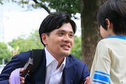 CM撮影に臨むマユリカ阪本